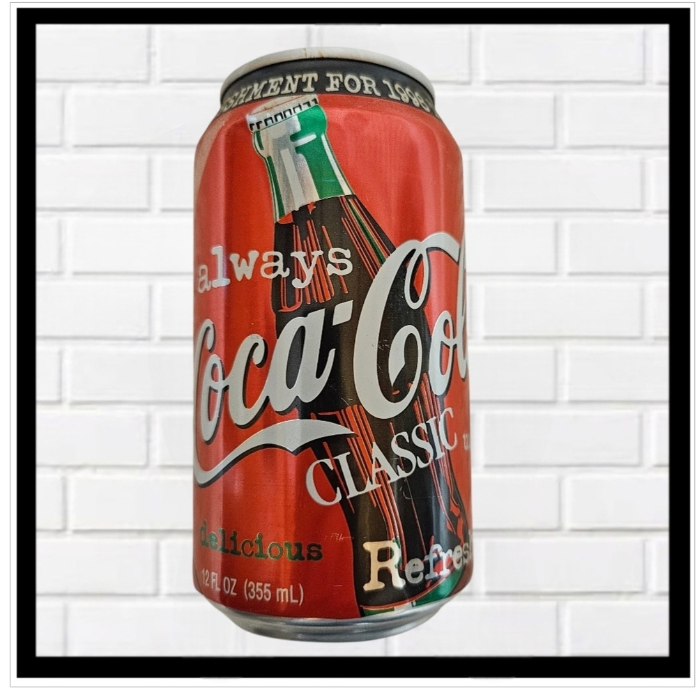 ATLANTA FALCONS 1998 NFC Champions commemorative Coca-Cola Classic 12 fl oz can